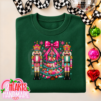 Bright Nutcrackers and Tree