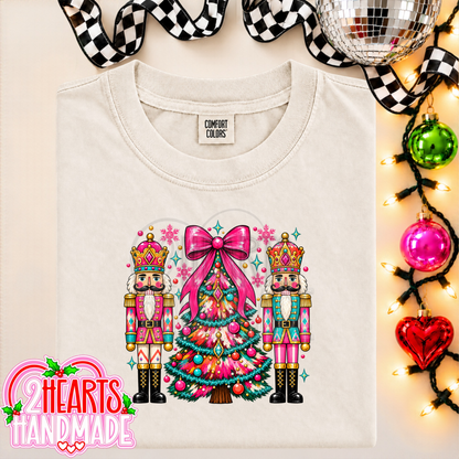 Bright Nutcrackers and Tree