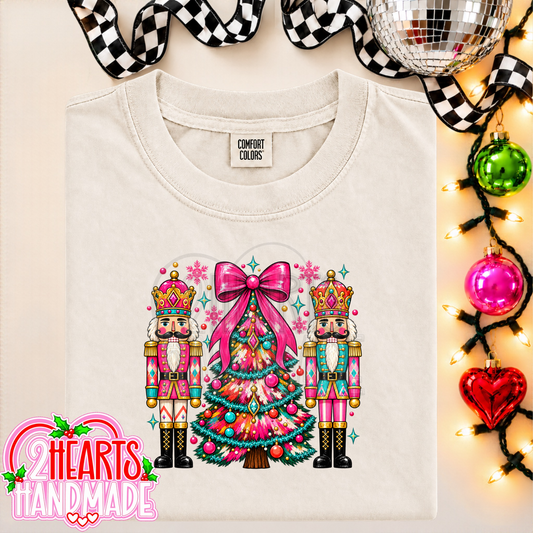 Bright Nutcrackers and Tree