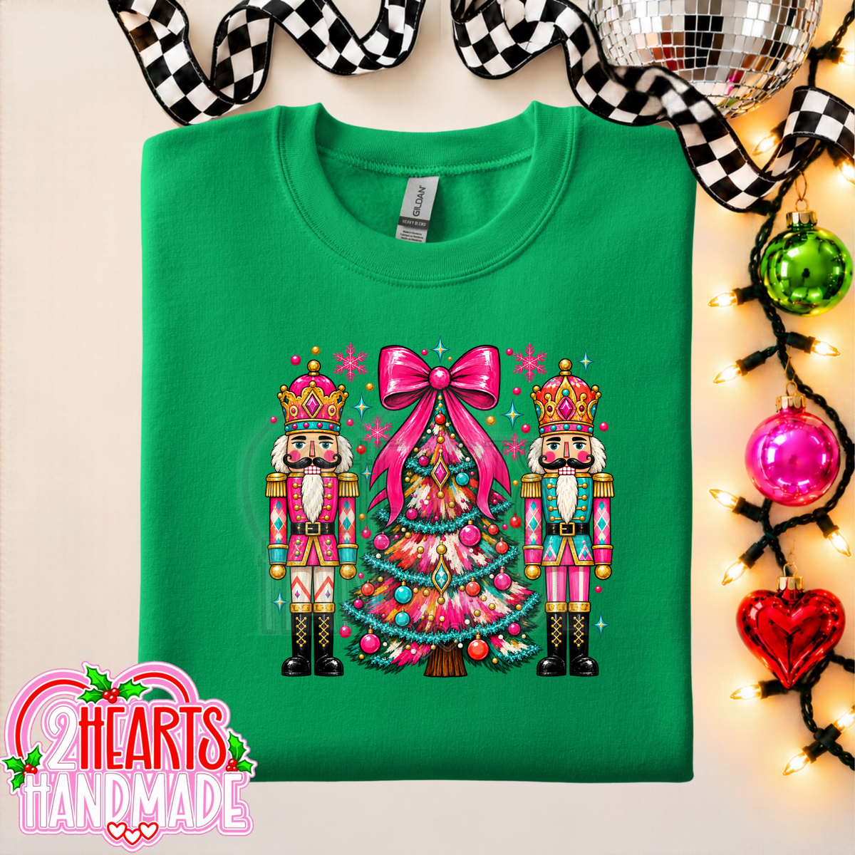 Bright Nutcrackers and Tree