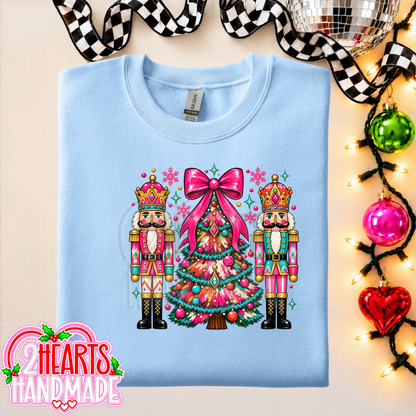 Bright Nutcrackers and Tree