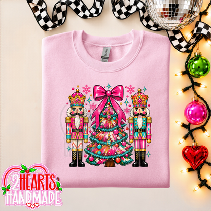 Bright Nutcrackers and Tree