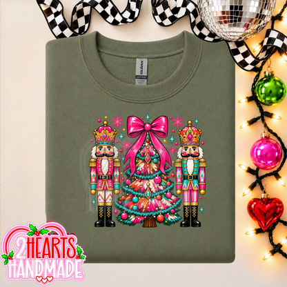 Bright Nutcrackers and Tree