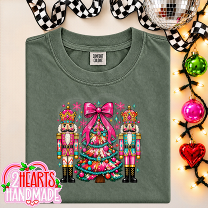 Bright Nutcrackers and Tree