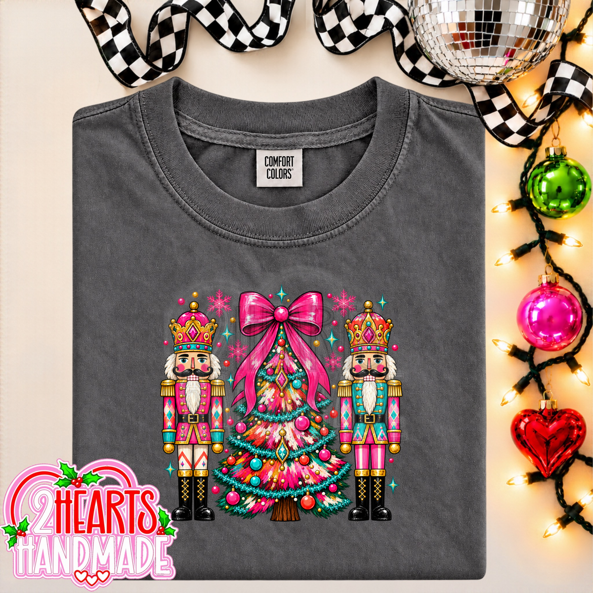 Bright Nutcrackers and Tree