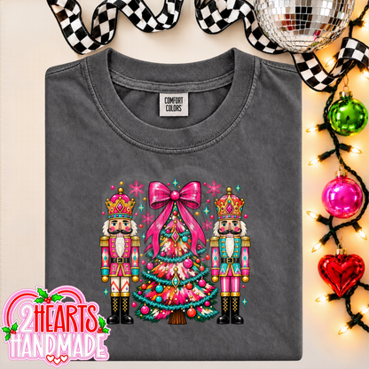 Bright Nutcrackers and Tree