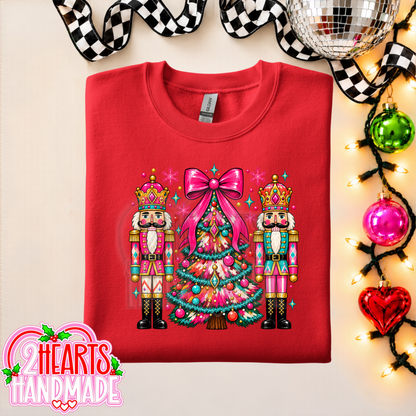 Bright Nutcrackers and Tree