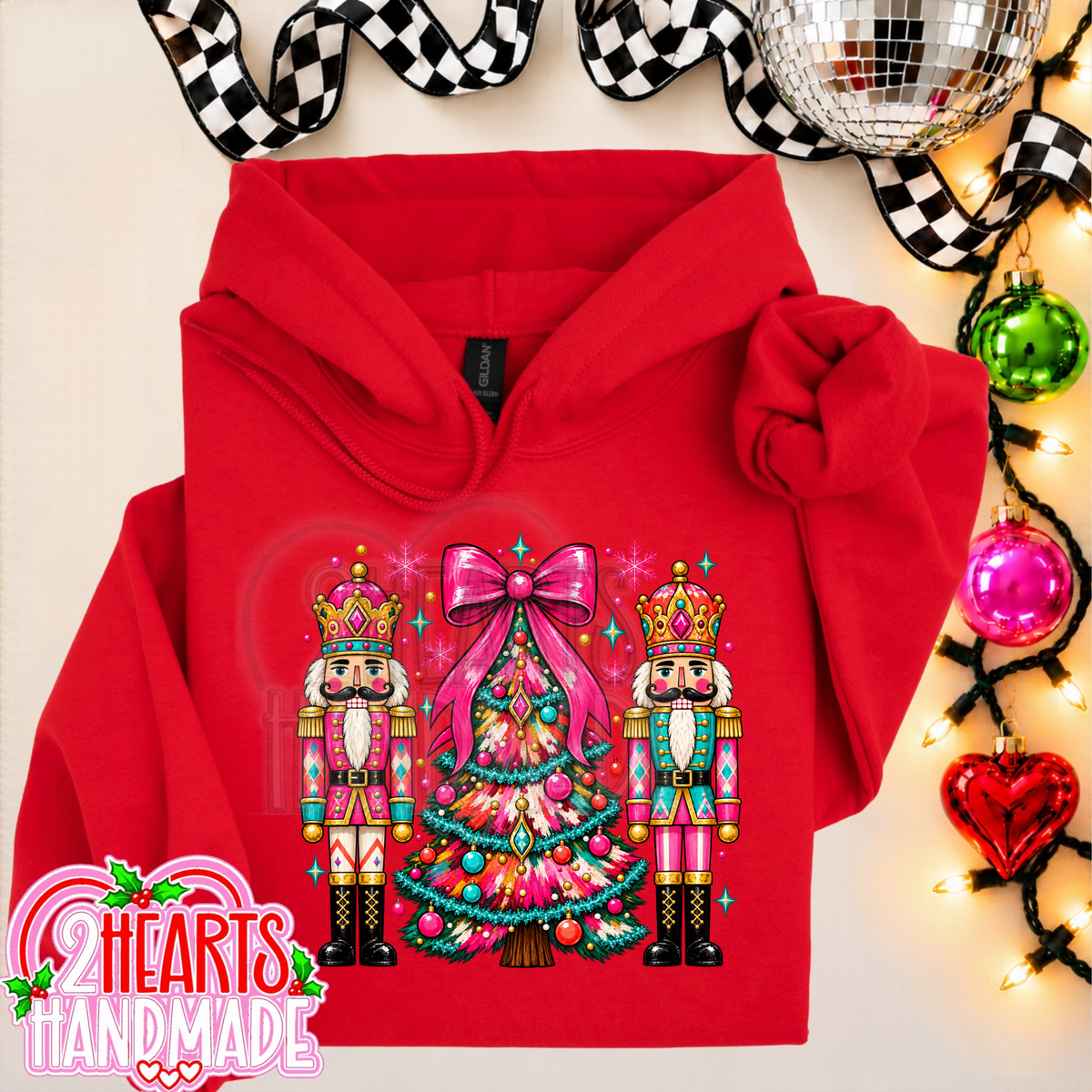 Bright Nutcrackers and Tree