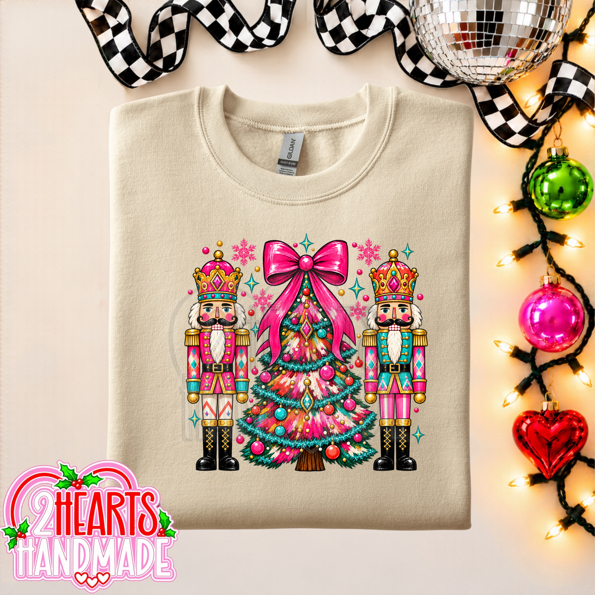 Bright Nutcrackers and Tree