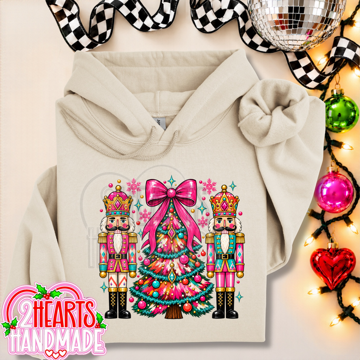 Bright Nutcrackers and Tree