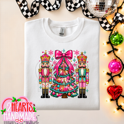 Bright Nutcrackers and Tree