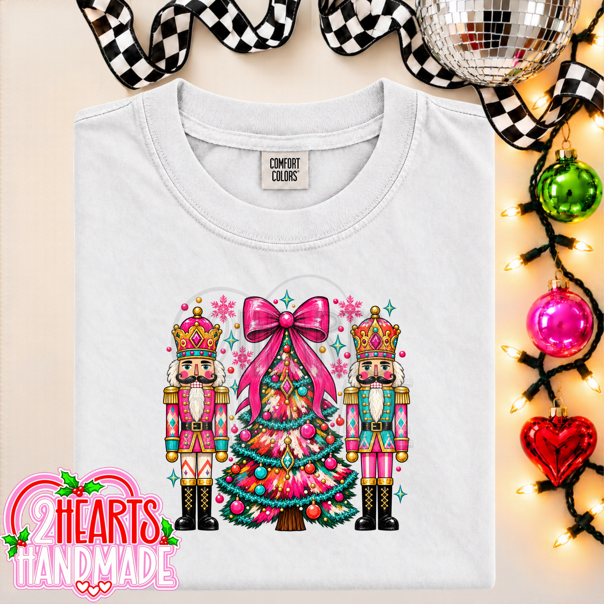Bright Nutcrackers and Tree