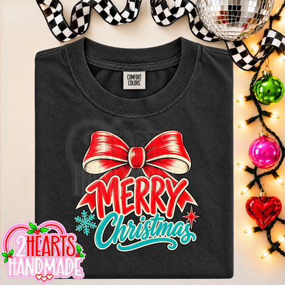 Merry Christmas Big Red Bow