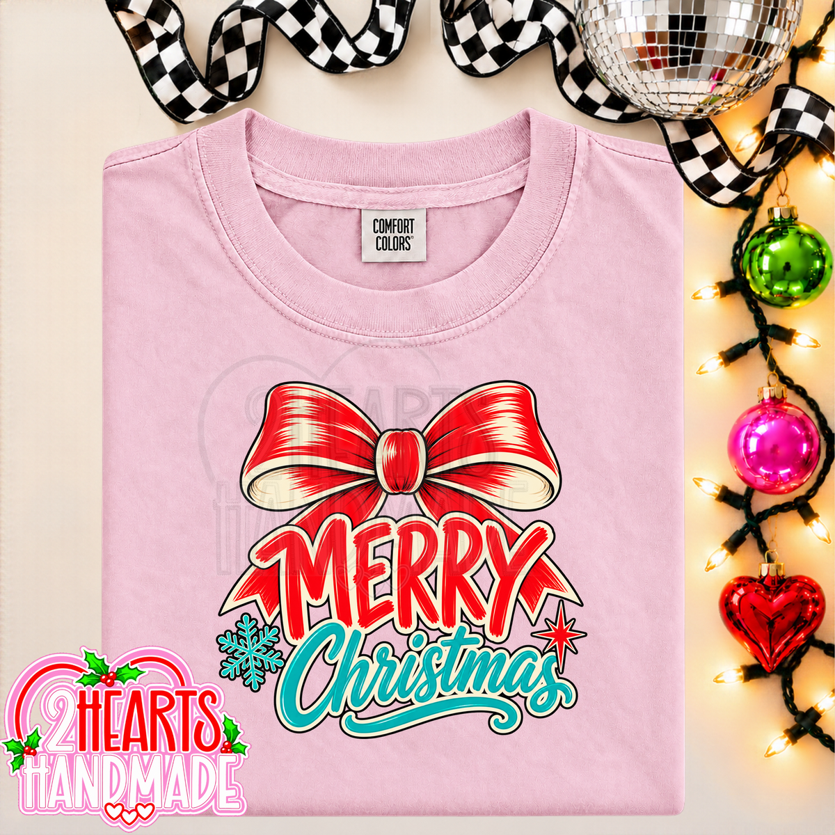 Merry Christmas Big Red Bow