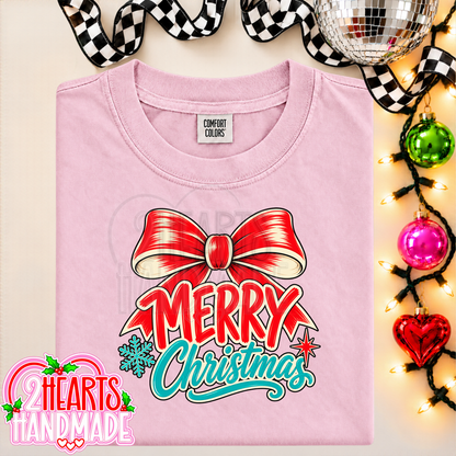 Merry Christmas Big Red Bow