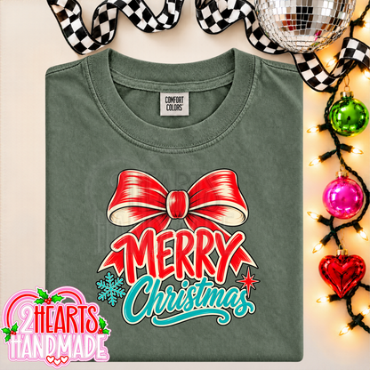 Merry Christmas Big Red Bow