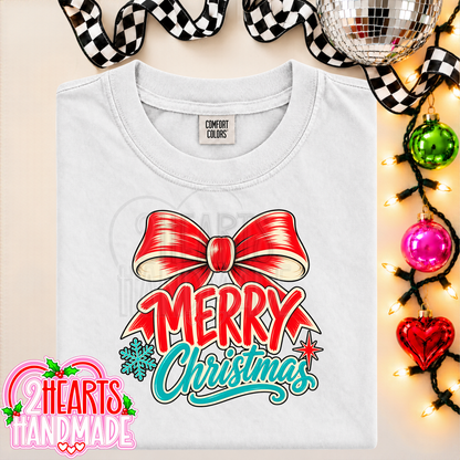 Merry Christmas Big Red Bow