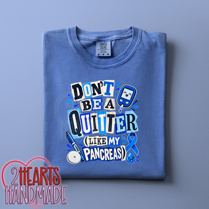 Diabetes: Don't Be a Quitter Like My Pancreas (Ransom Style)